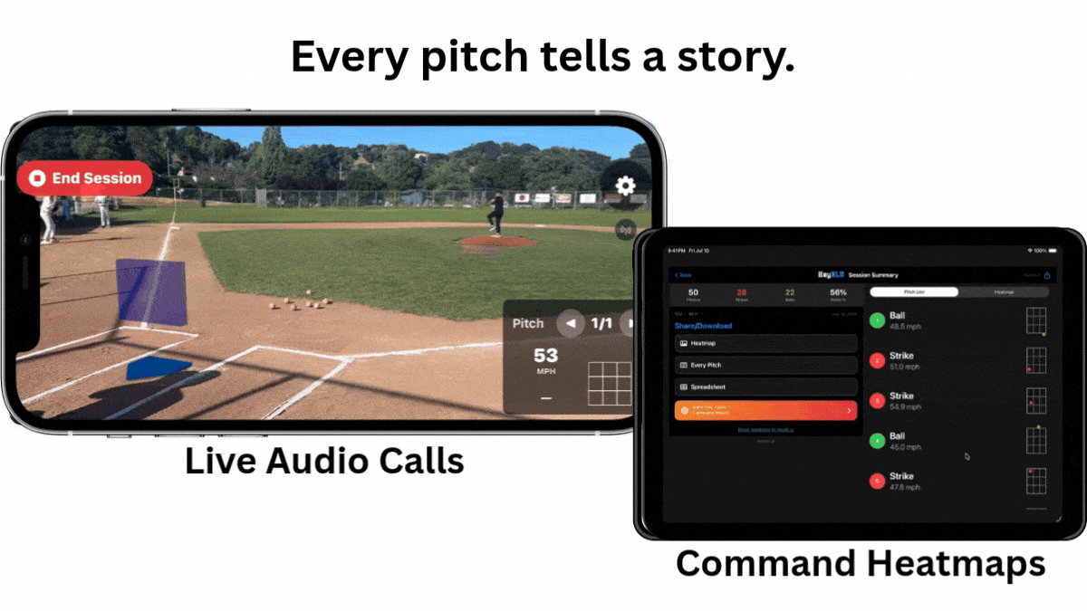 HeyBLU Own the Zone pitch call and session feedback
