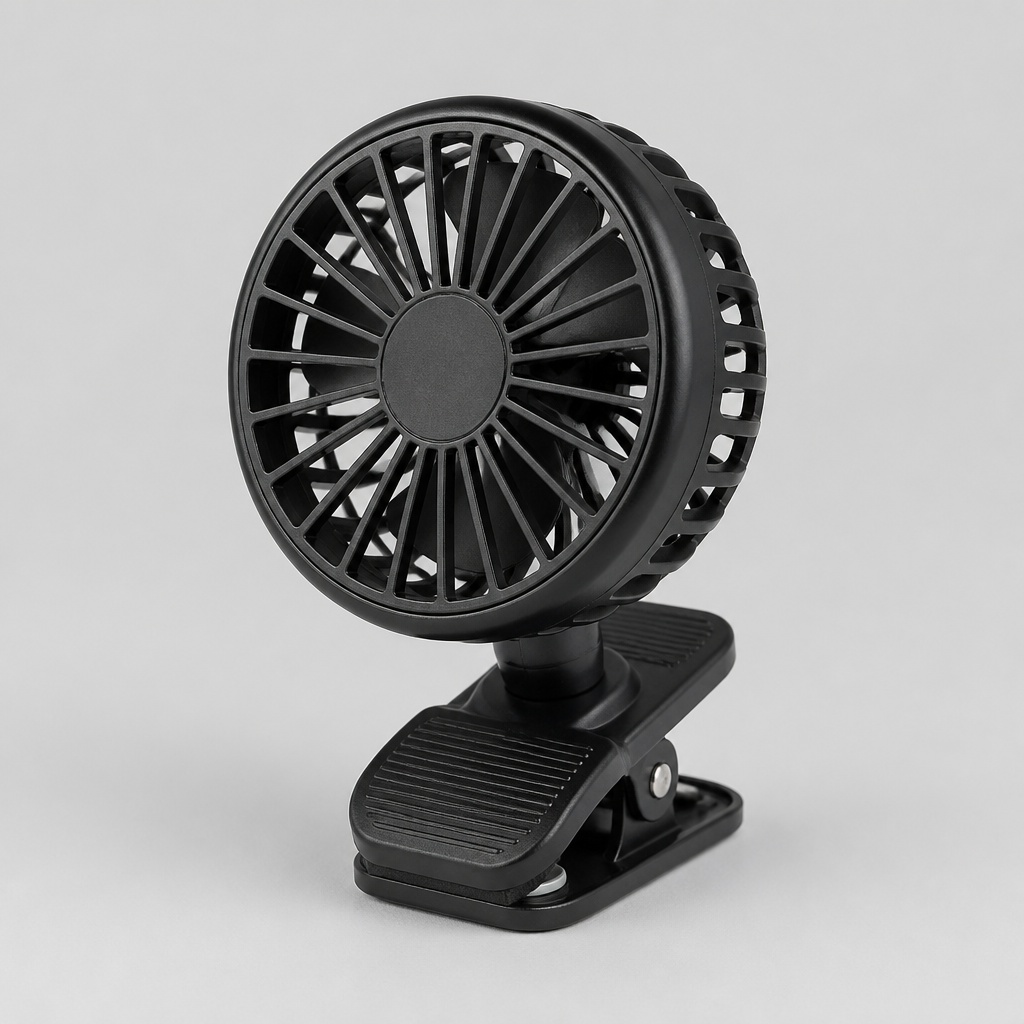 Mini clip-on phone cooling fan
