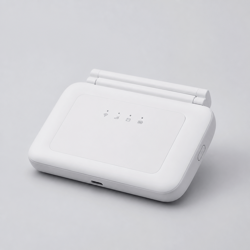 Compact travel WiFi router